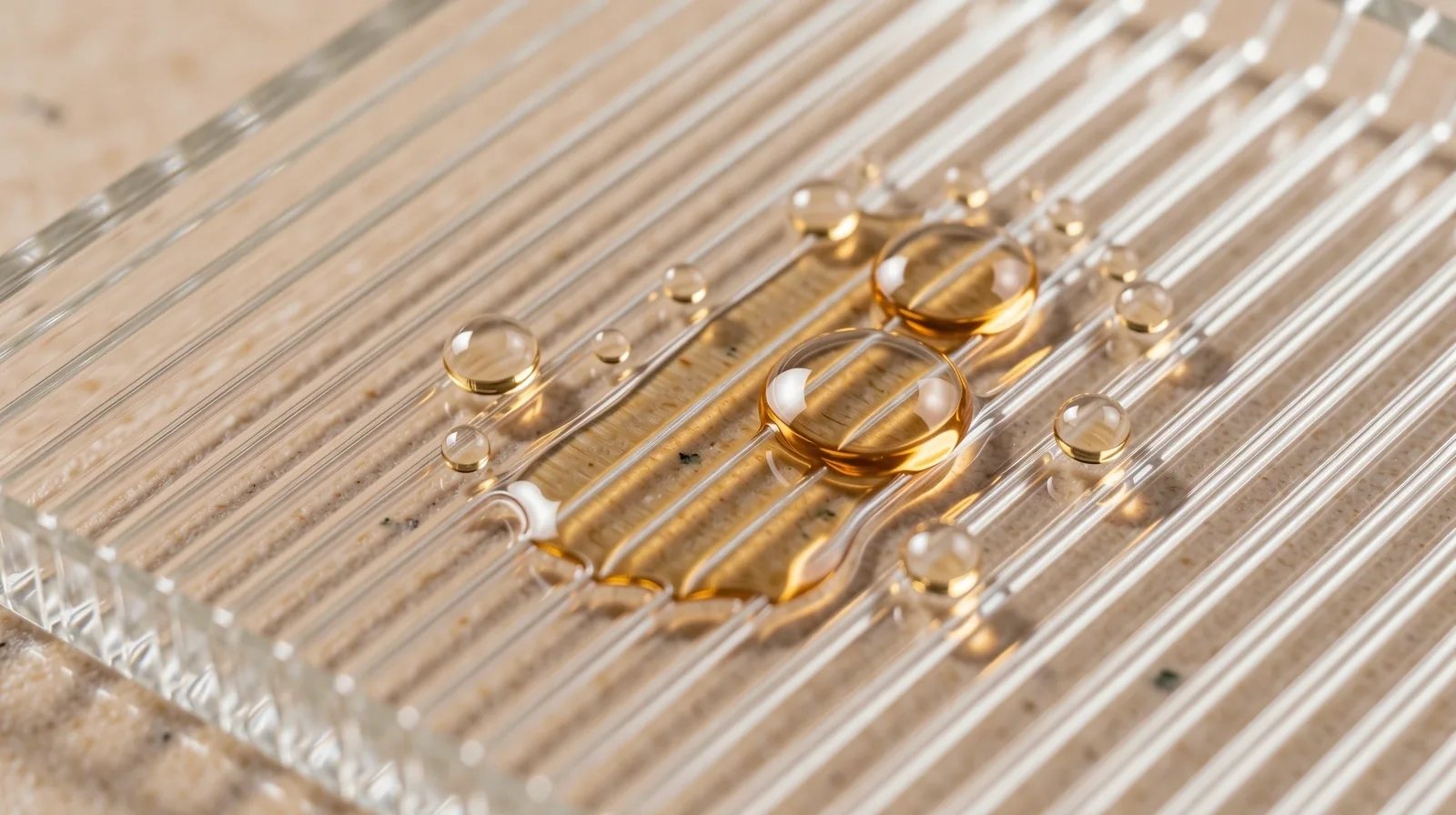 Glass textures
